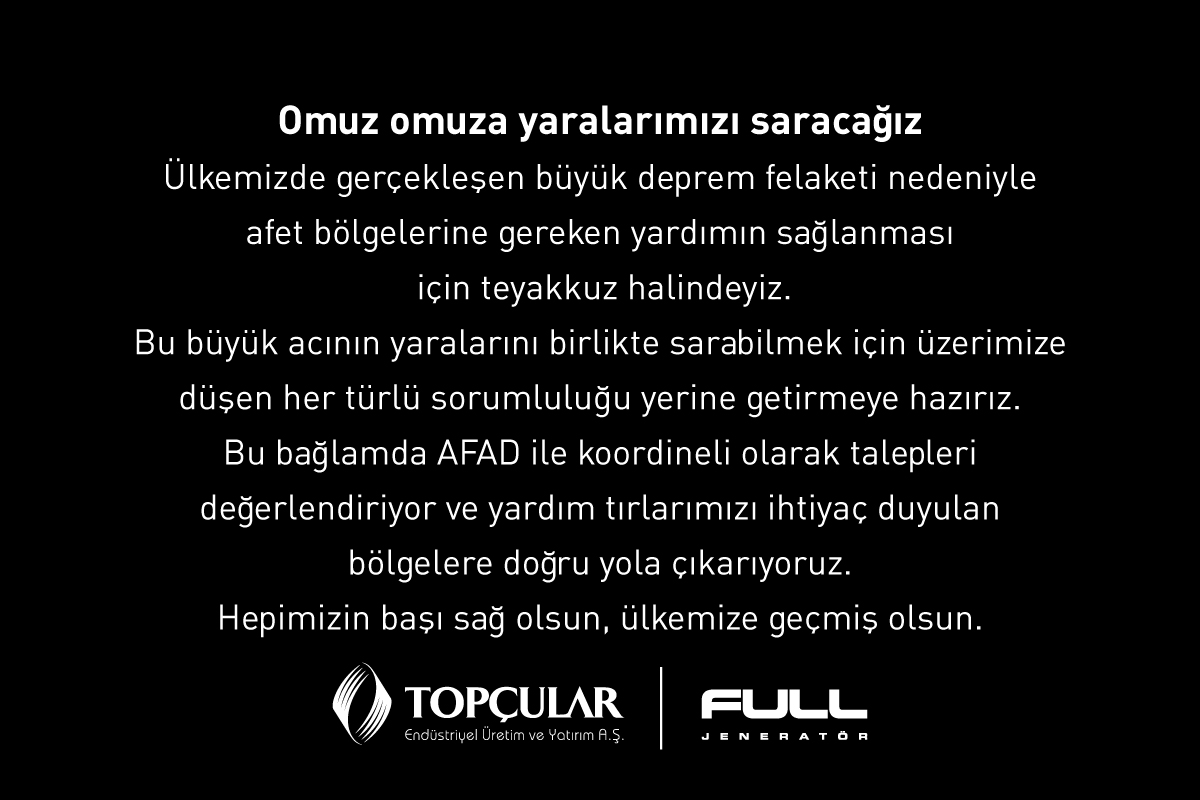 GEÇMİŞ OLSUN TÜRKİYE